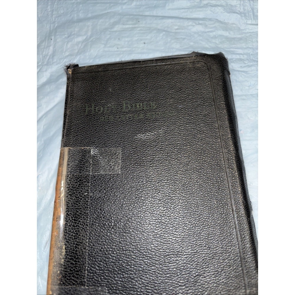 Vintage 1938 World Syndicate KJV Holy Bible Red Letter Edition Maps Study - Picture 2 of 16